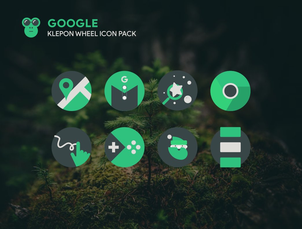 Klepon Wheel: Dark Icon Pack 3
