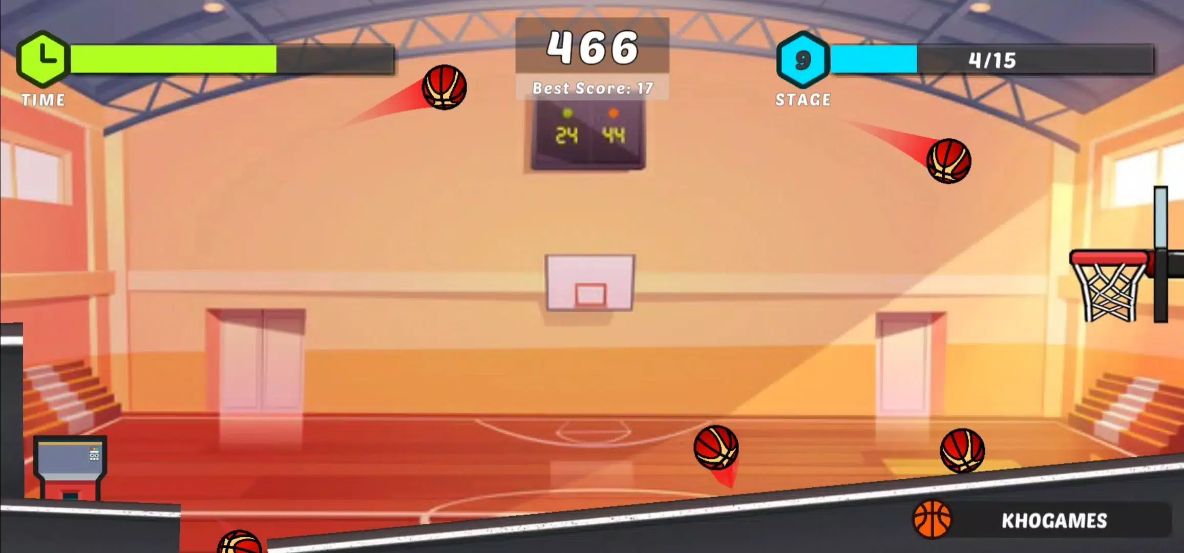 Basketball Time Shots для Андроид 2
