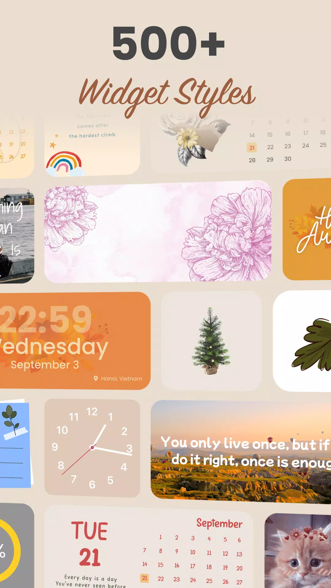 Widget 2024: Aesthetic Widgets 3
