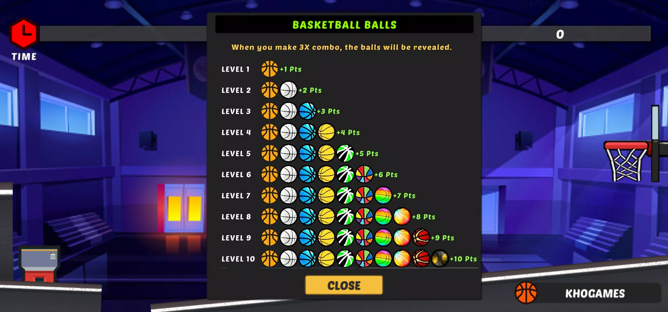 Basketball Time Shots для Андроид 5