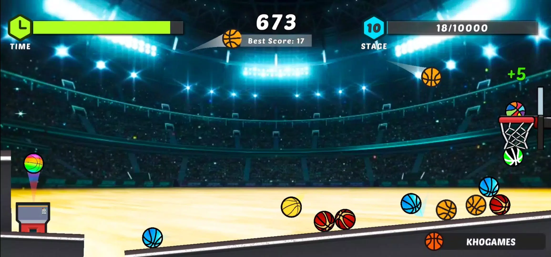 Basketball Time Shots для Андроид 6
