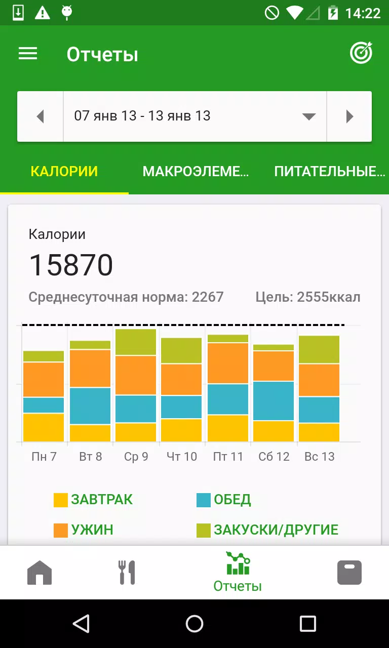 Счетчик Калорий от fatsecret 4